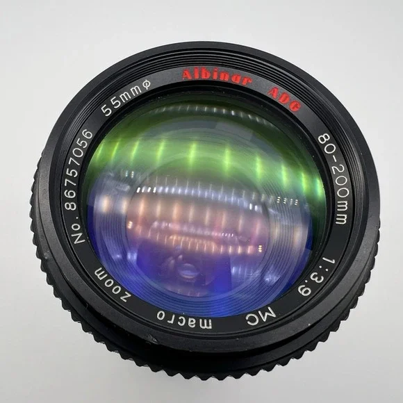 Canon AE-1 35mm SLR Film Camera w/ 50mm f1.8 S.C. & 80-200 mm 1:3.9 Lens-Manuals - Picture 12 of 13